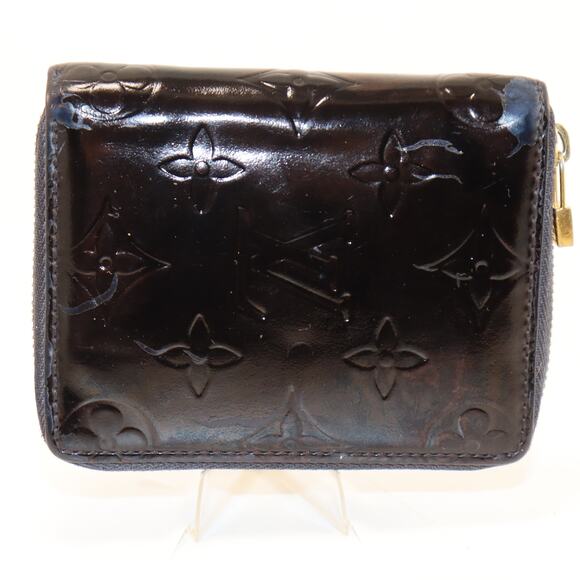 Louis Vuitton Vernis Zippy Coin Wallet – Restored & Dyed Black - Picture 1 of 8